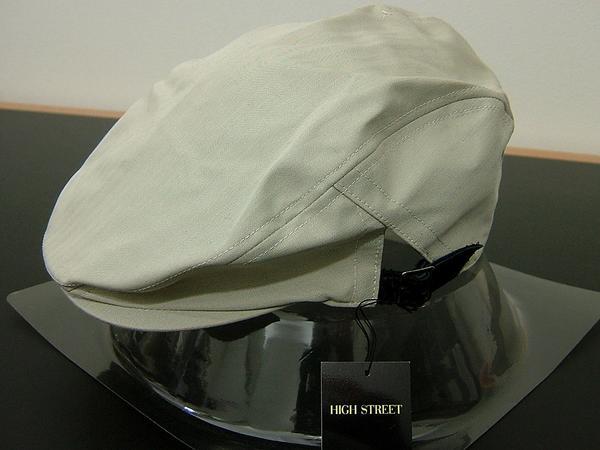 新品 ハイストリート ハンチング 帽子 ベージュ HIGHSTREET拍卖