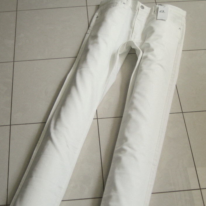 1.5万 新品 M トルネードマート シャンブレーブライトストレッチパンツ ホワイト サンプル 576拍卖