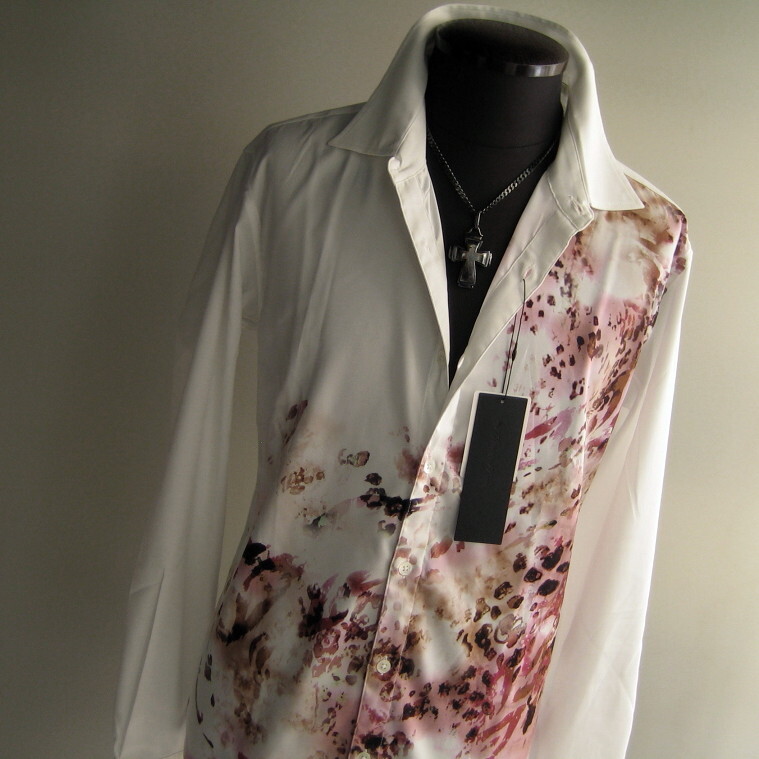 新品 1.8万 L トルネードマート シャドーレオパードプリントシャツ長袖 ピンク 送料無料 332拍卖