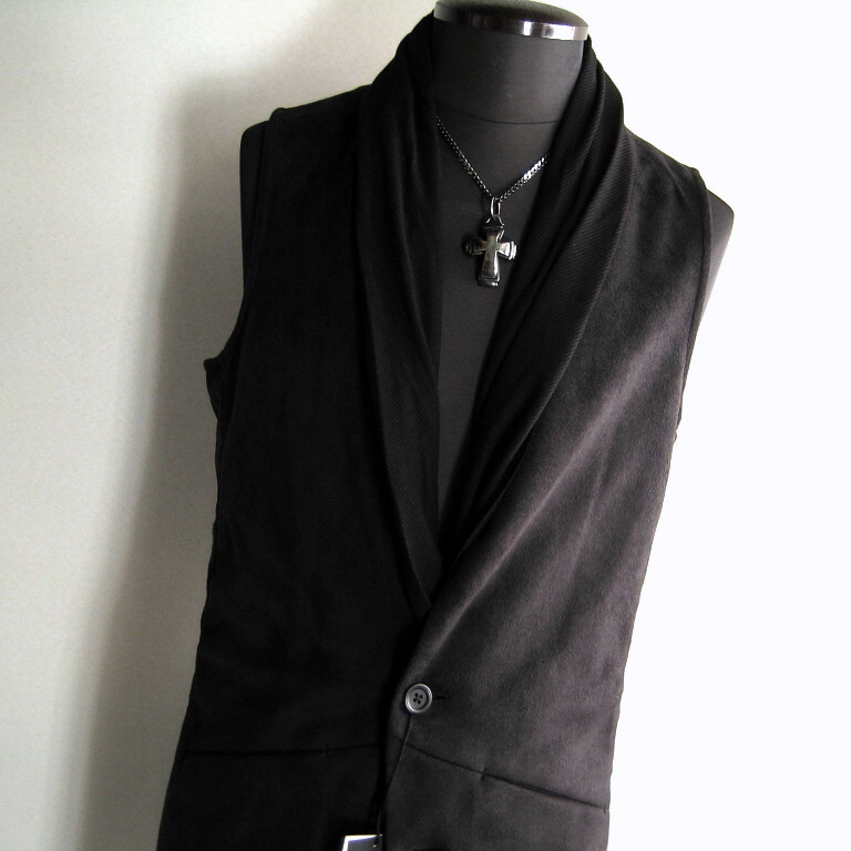 2.1万 新品 トルネードマート M デイビージョーンズロングジレ ブラック 332拍卖