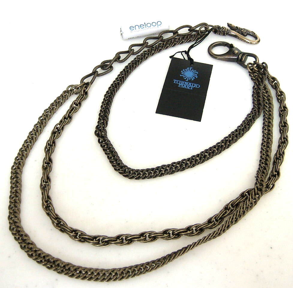 新品 トルネードマート ウォレットチェーン 3種3重チェーン 日本製 TORNADOMART拍卖