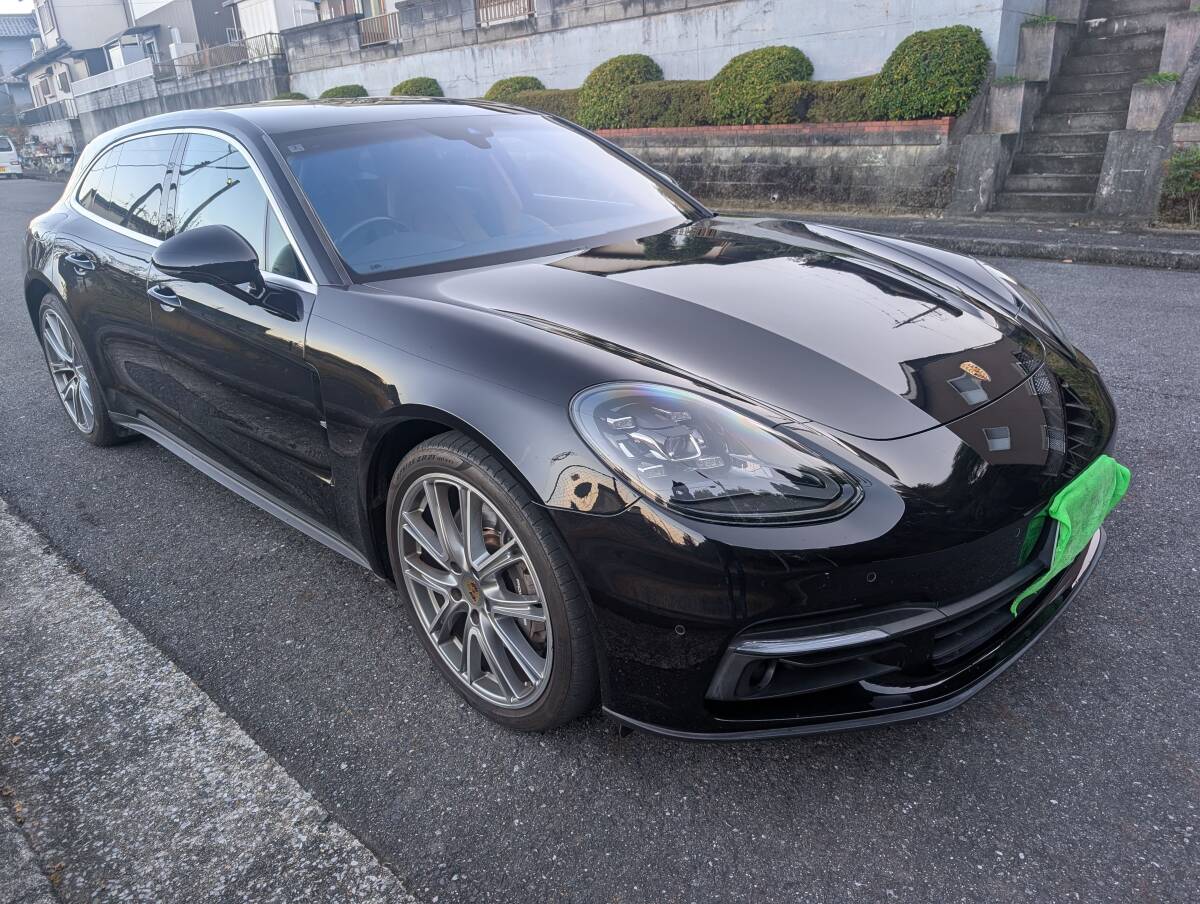 ポルシェ☆パナメーラ☆令和1年式☆スポーツクロノ☆4Sツーリスモ☆ジェットブラック☆4WD☆21インチアルミ☆拍卖