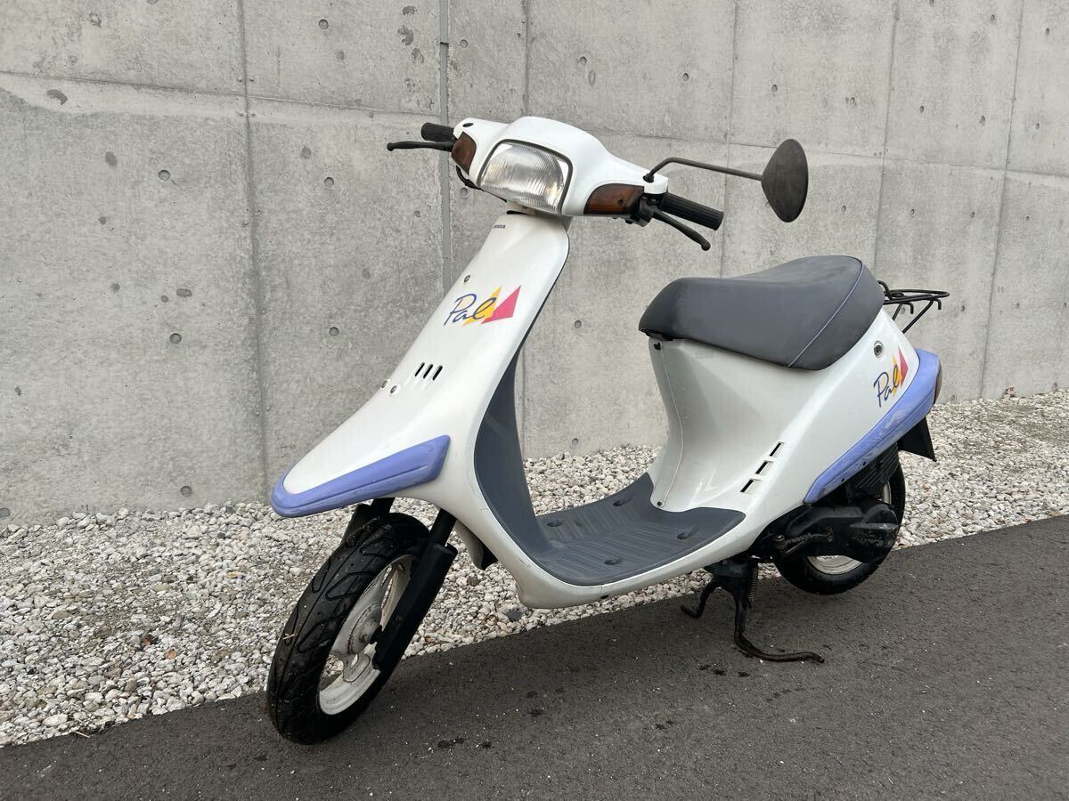 愛知県 ホンダ PAL パル AF17 鍵あり 〈エンジンは実動異音あり〉 ポンプ故障 レストアベース車両 部品取り タクト DIO マニア拍卖