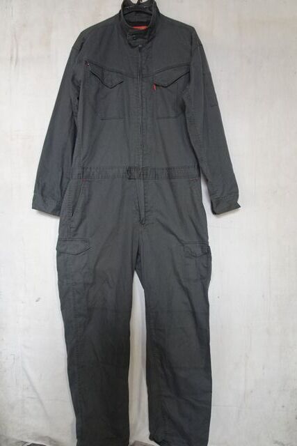 GRACE ENGINEER'S/長袖オールインワン/作業着つなぎ/円管服/ワークウェア/前ジップアップ/カーゴポケット/グレー/3Lサイズ(11/7R7)拍卖