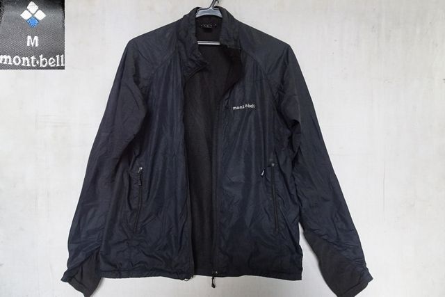 mont-bell/モンベル/1106563/ライトシェルアウタージャケット/ジャンパー/撥水/ポルカテックス/防風/黒/ブラック/Mサイズ(11/10R7)拍卖