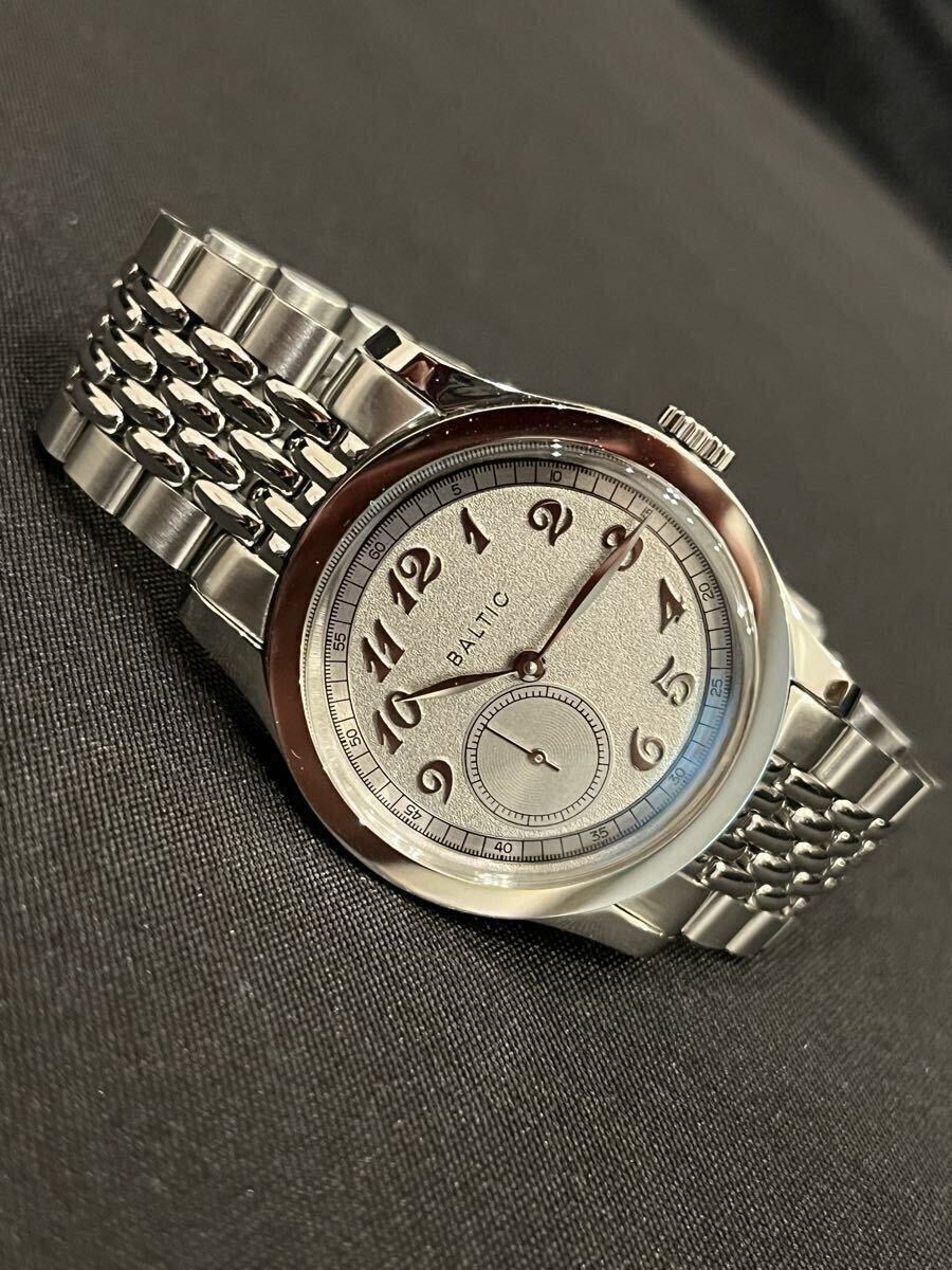 【ほぼ未使用品】【保証2029年まで】バルチック MR01 シルバー BALTIC マイクロローター シースルーバック拍卖