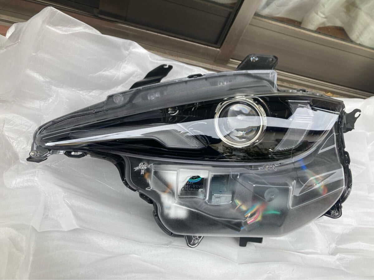 ☆美品/破損無 ロードスター ND5RE 後期 LED ヘッドライト 左 左側 スタンレー W7673 打刻AB NG6V-51-040 362420拍卖