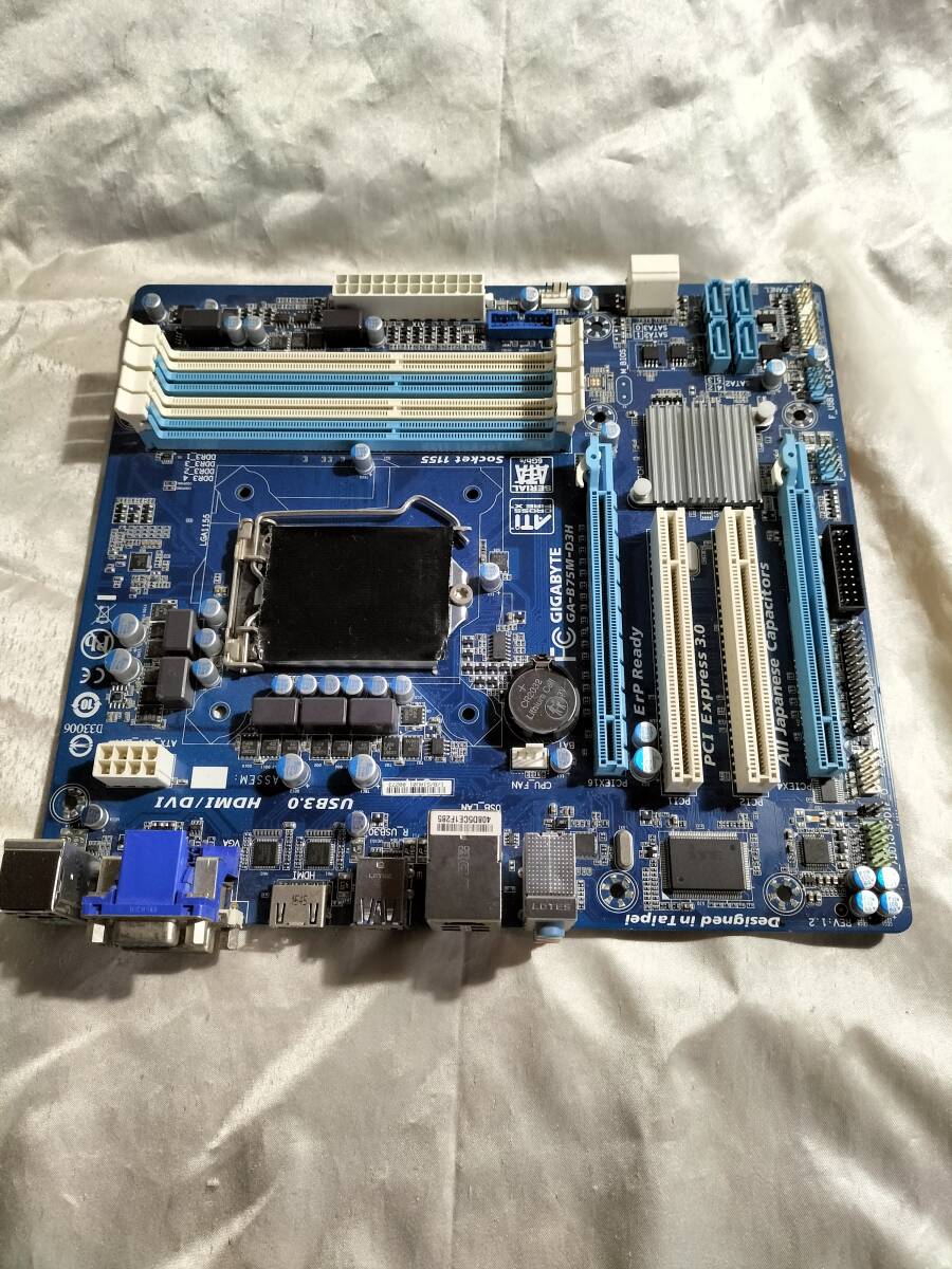 ★ GIGABYTE GA-B75M-D3H REV1.2 LGA1155 B75 MATX●マザーボード拍卖