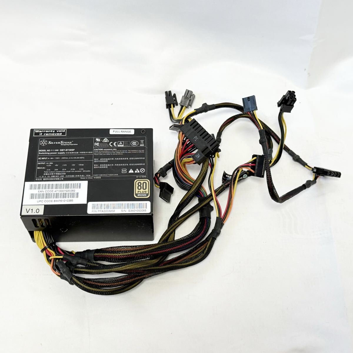 SILVERSTONE SST-ST30SF V1.0 300W SFX電源ユニット PC電源 現状品拍卖