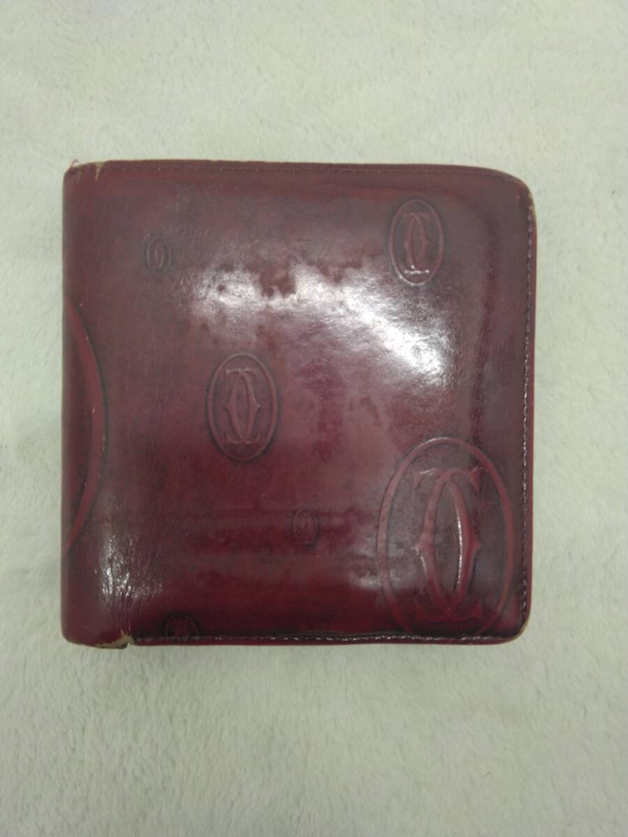 カルティエ 財布 ハッピーバースデー 2つ折り財布 中古拍卖