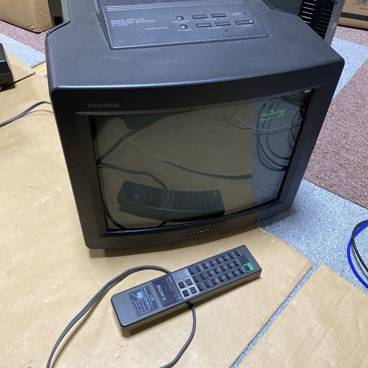 SONY ブラウン管 TRINITRON KV-11MR1 (92年製)通電、ノイズ音出しは可能 ジャンク品拍卖