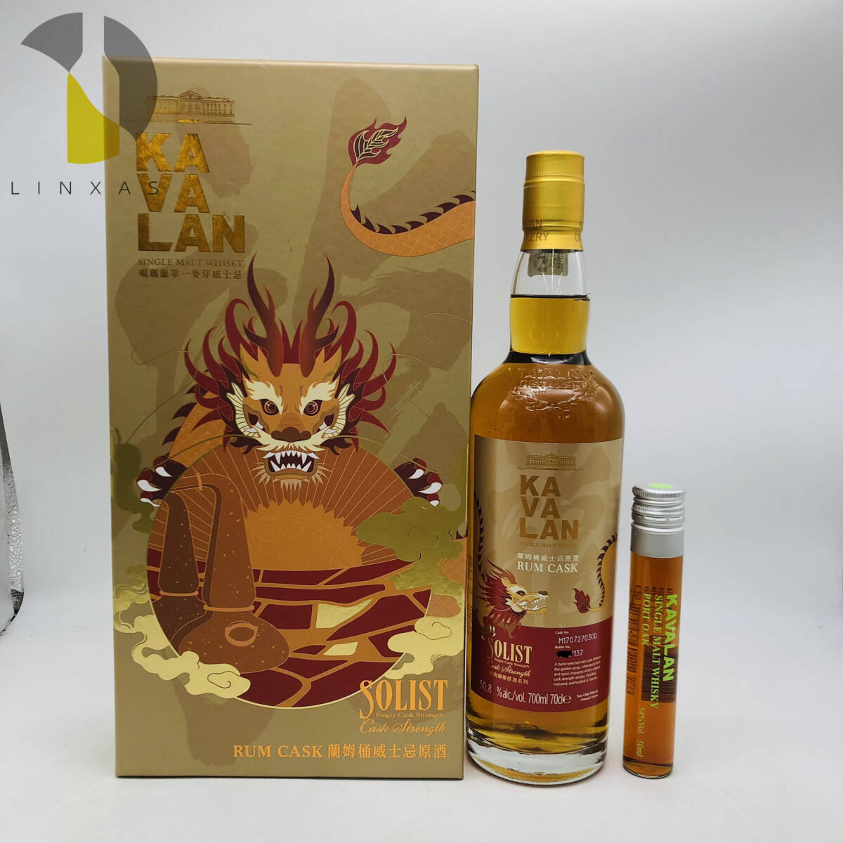 【未開栓】KAVALAN(カバラン)ソリスト ラムカスク 2024 イヤーオブザドラゴン 50.8% 700ml AB0002553068拍卖