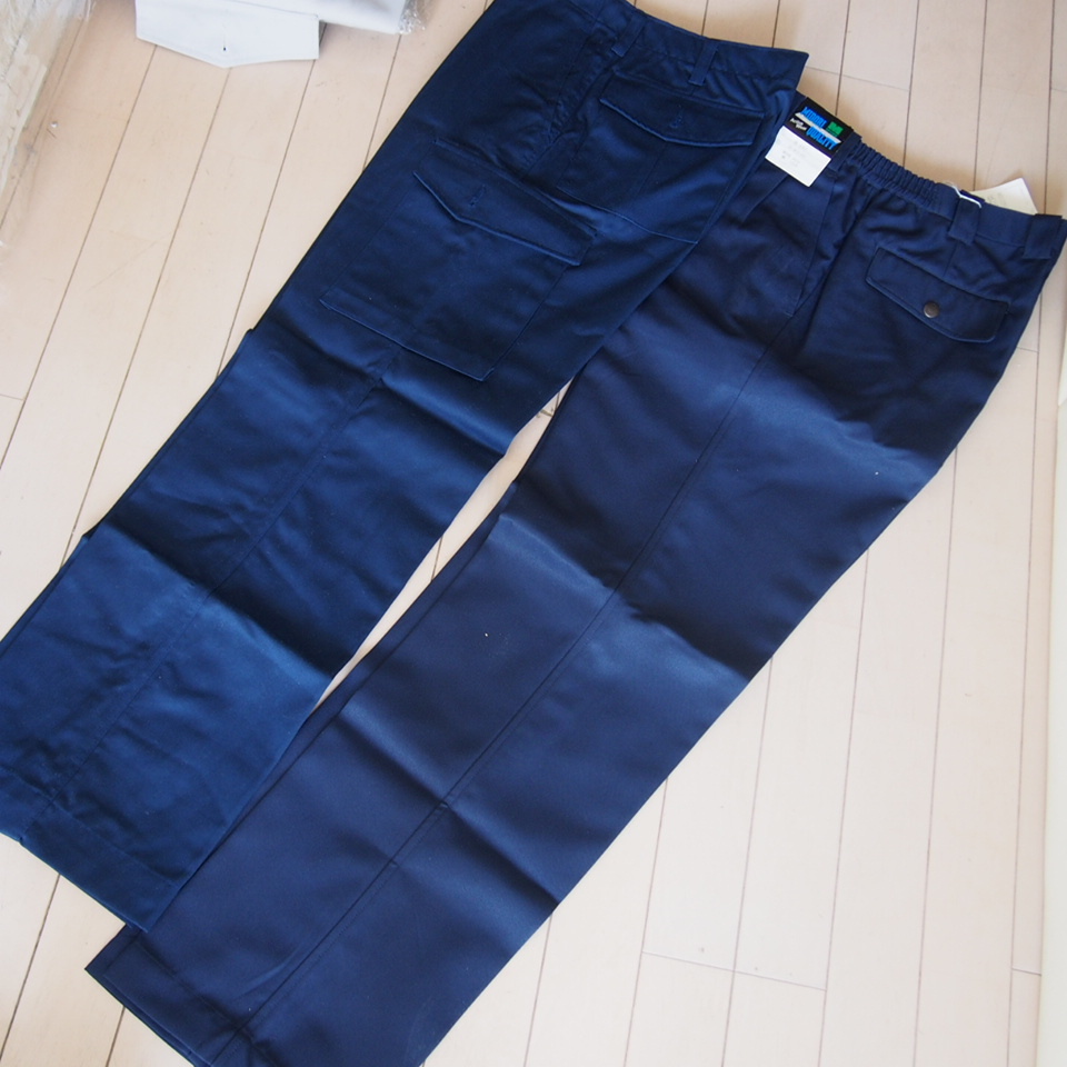 MIDORI ミドリ安全 G617 他 作業ズボン 紺 サイズ M 75-80cm 79cm 2枚セット 未使用保管品拍卖