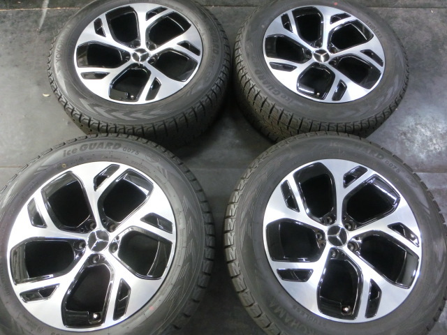 美品!メルセデスベンツ X254 GLCクーペ 純正 溝あり スタッドレスセット 235/60R18 255/55R18 A2544010100 A2544014700 (4本セット)拍卖