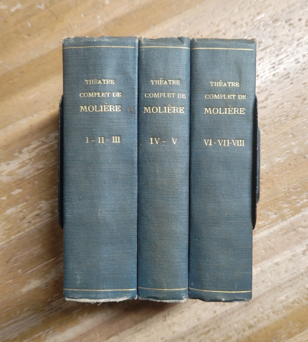 y1123-18.モリエール戯曲全集 全8巻3冊揃/THEATRE COMPLET DE MOLIERE/洋書/フランス文学/古典文学拍卖