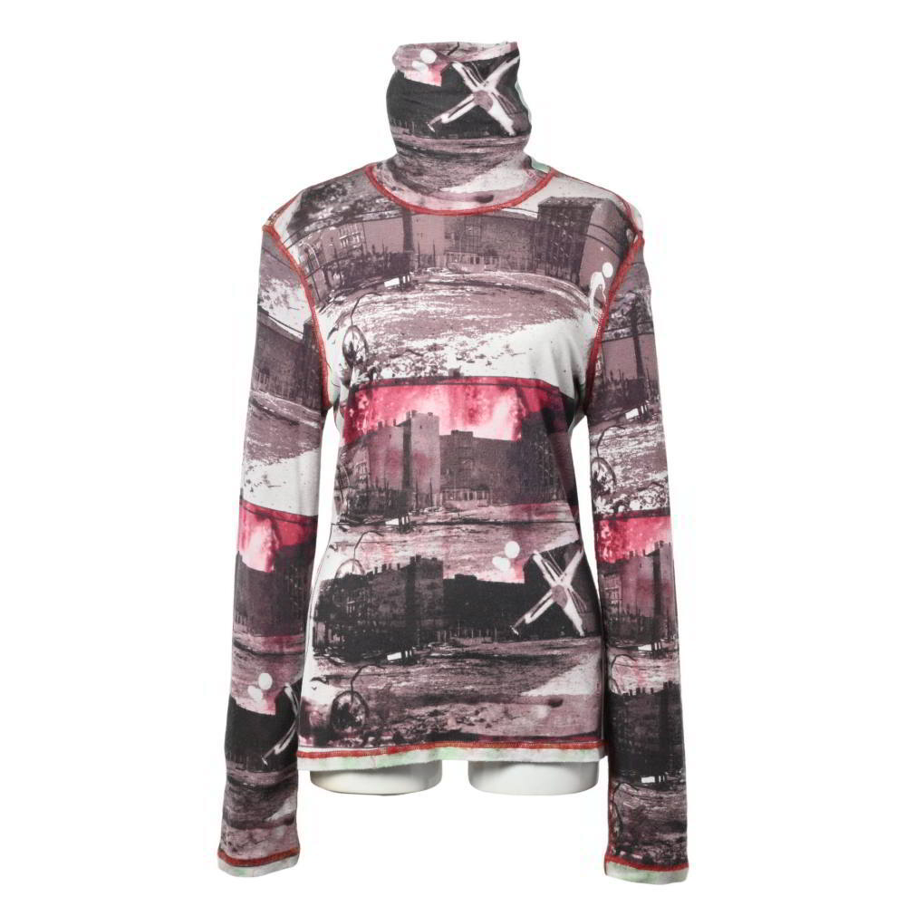 Jean-Paul GAULTIER City Street プリント タートルネック カットソー ロングTシャツ ジャンポールゴルチエ KL4BAQCS97拍卖