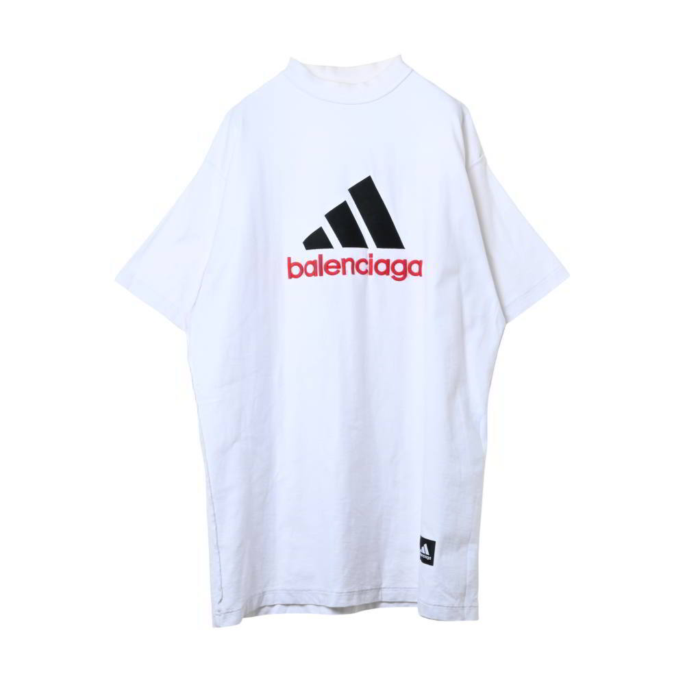 BALENCIAGA × adidas 731789 インサイドアウト Tシャツ L ホワイト バレンシアガ KL4BACUA99拍卖