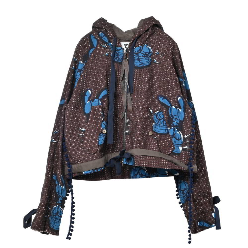 美品 Midorikawa × NGAP skoloct ショート ジップ ブルゾン S ブラウン ミドリカワ KL4BACPL90拍卖