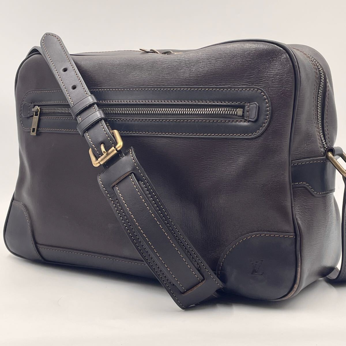 【極美品】LOUIS VUITTON ルイヴィトン ユタ リポーター M95791 メッセンジャーバッグ ショルダーバッグ クロスボディ メンズ ビジネス 拍卖