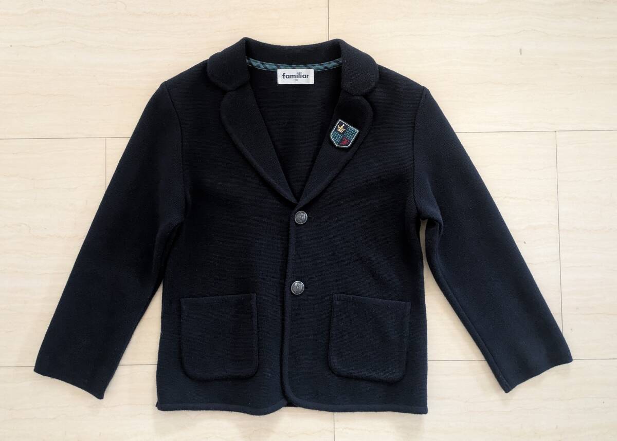 着用少 ファミリア ブレザー ジャケット サイズ120 日本製拍卖