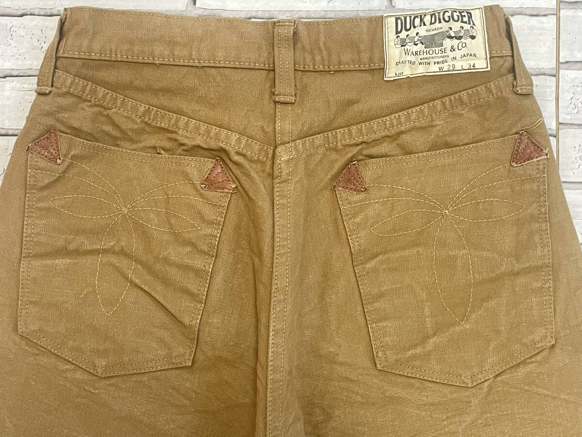 USED ウエアハウス ダックディガー WAREHOUSE DUCK DIGGER ワークパンツ サイズ29 日本製拍卖
