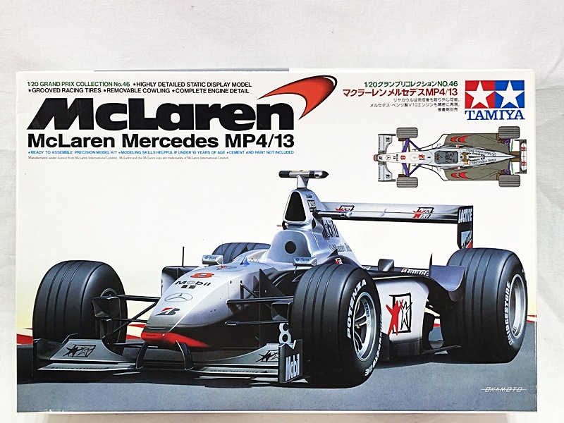 タミヤ 1/20 マクラーレン メルセデス MP4/13 20046 箱変形・デカール変色あり プラモデル 同梱OK 1円スタート★S拍卖
