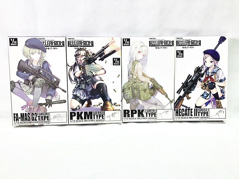 トミーテック リトルアーモリー 1/12 RPK・HECATE II・FA-MAS G2・PKM セット プラモデル 同梱OK 1円スタート★H拍卖