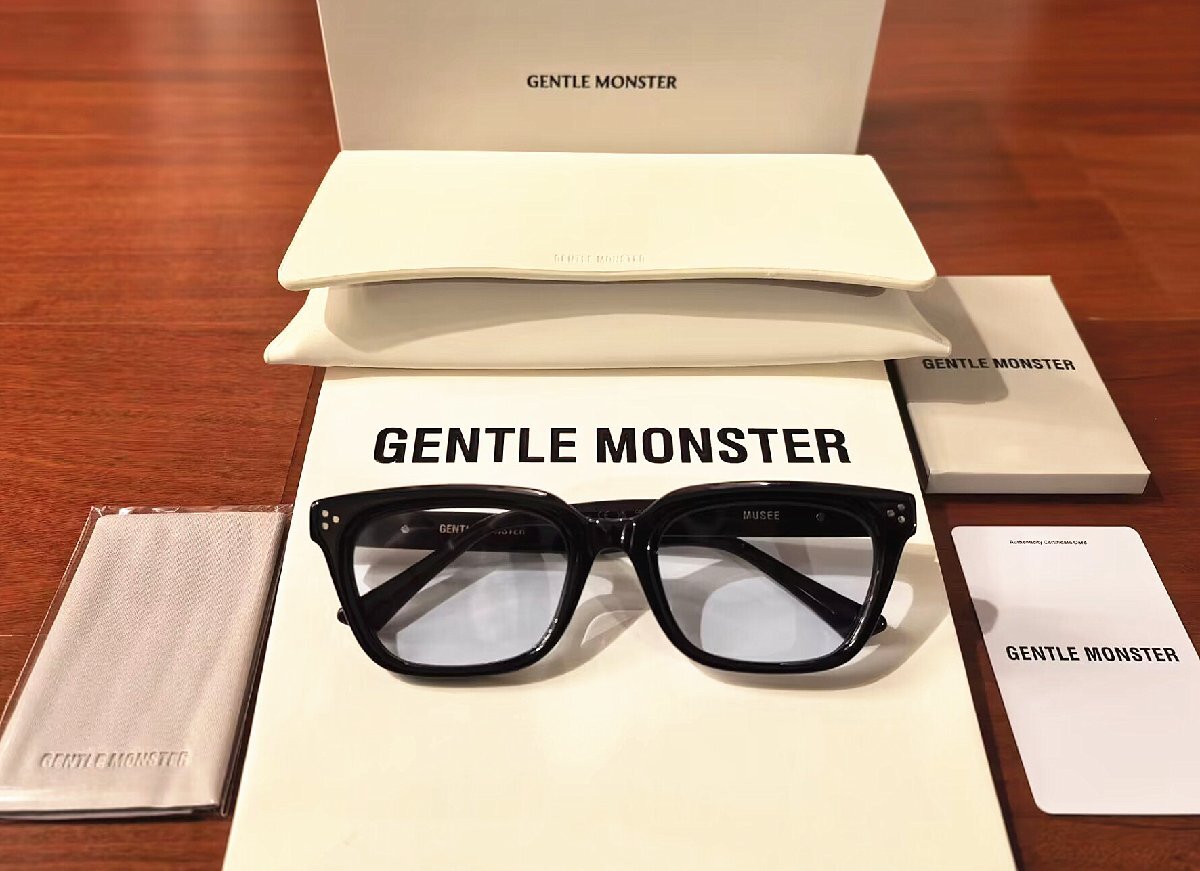 新品未使用※人気モデル*GENTLE MONSTER・ジェントルモンスター Musee サングラス/メガネフレーム 登坂広臣 BTS 愛用・ブルー拍卖