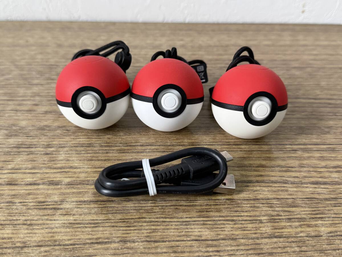 065-V05) 中古品 任天堂 ポケットモンスター モンスターボール Plus 3点 USBケーブル 1点 セット 箱無し ※一部動作のみ確認済み※ ③拍卖