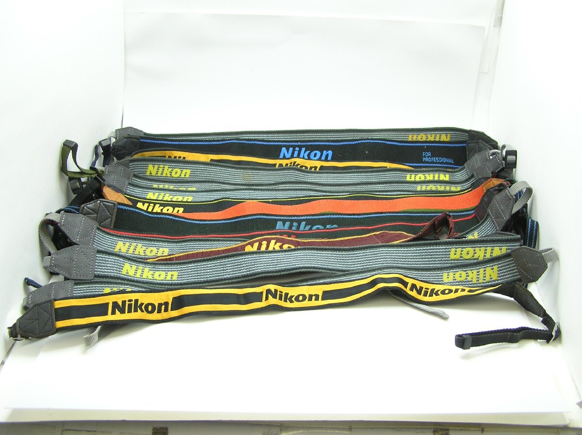 ★ハローカメラ★ 9138 ニコン Nikon ストラップ 15本セット 各種 現状 1円スタート 即決有り拍卖