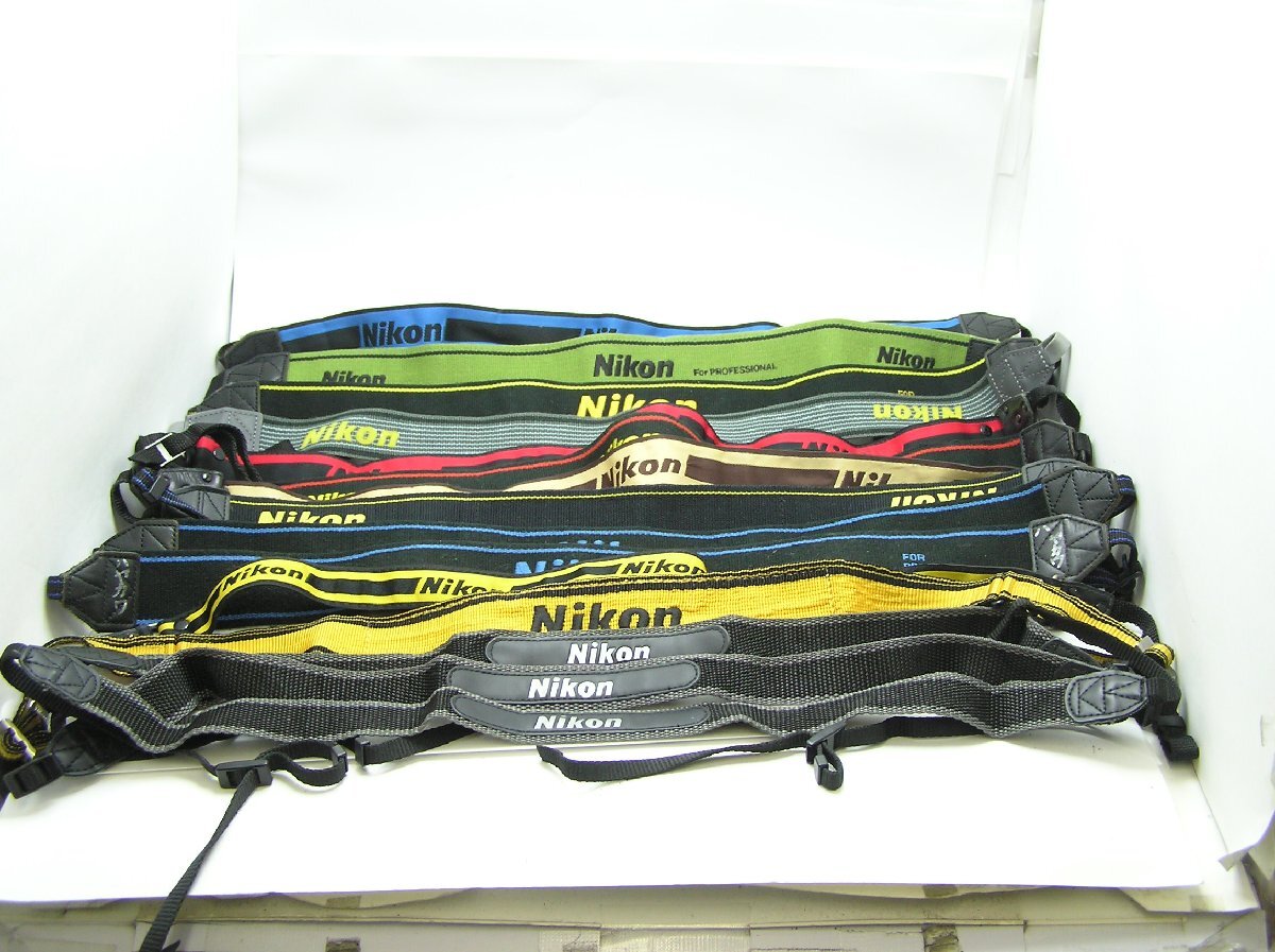 ★ハローカメラ★ 9150 ニコン Nikon ストラップ 15本セット 各種 現状 1円スタート 即決有り拍卖