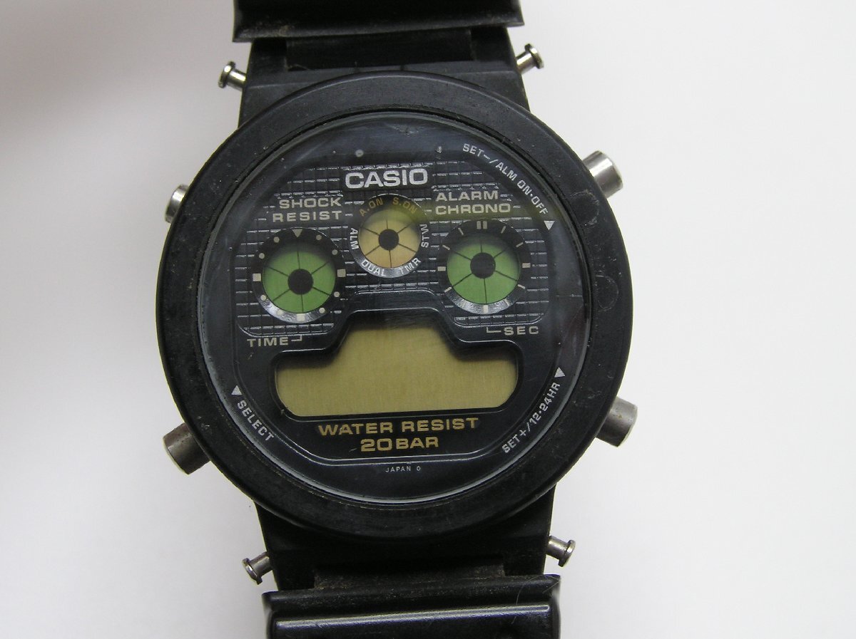 1円★ハローカメラ★ 9158 CASIO カシオ G-SHOCK DW-5900 20BAR 腕時計 ジャンク 要修理 メンズ ベゼル欠品拍卖