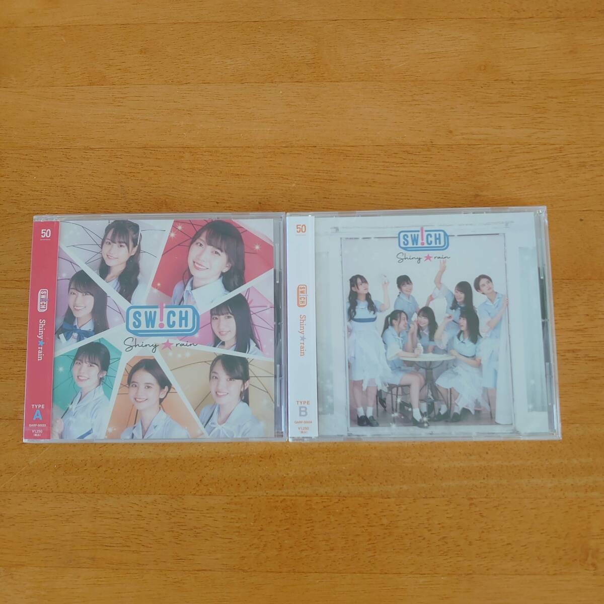 SW!CH / Shiny☆rain Type-A+Type-B 2枚セット 未開封 【CD】拍卖