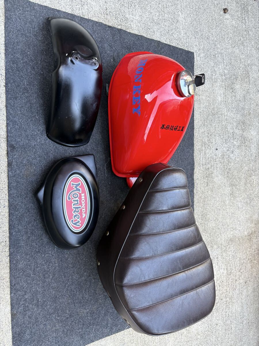 ホンダ HONDA モンキー ゴリラ ガソリンタンク 外装セット 純正シート拍卖