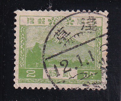 風景2銭 図入年賀印 浅草 12.1.1拍卖