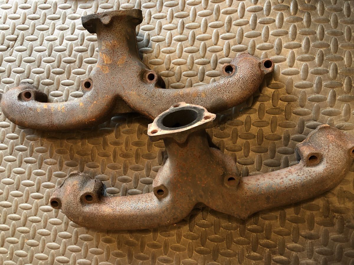 エキマニ★ラムホーン★Chevy 305 350 383鋳鉄★マニホールド★コルベット★インパラ★シェベル★ホットロッド拍卖