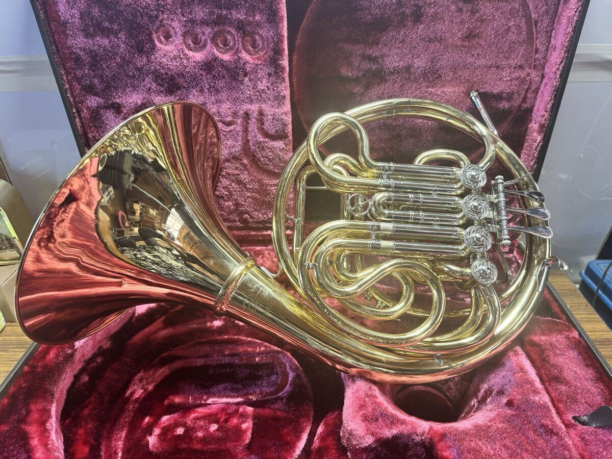 YAMAHA ヤマハ Custom カスタム YHR-87D フレンチホルン ケース有り 中古品拍卖