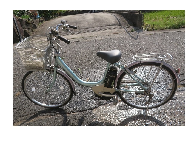 U☆BRIDGESTONE Assista A50 24インチ 3段変速ギア 電動自転車 充電器付 ◎アシストギア走行可拍卖