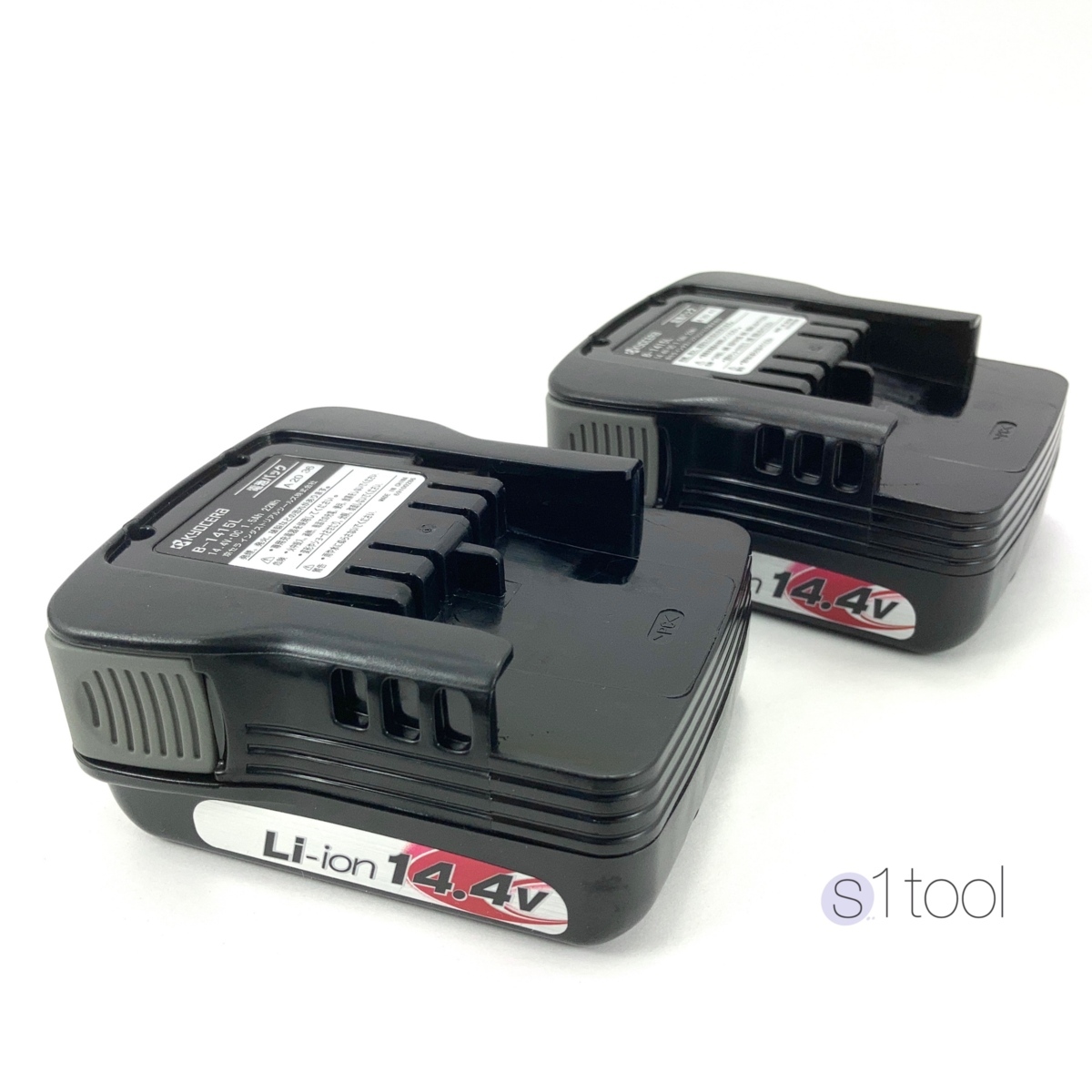 未使用 京セラ リョービ バッテリー B-1415L 純正 2個 少しキズあり( 14.4V RYOBI リチウムイオン電池 電池パック 充電池 KYOCERA )拍卖