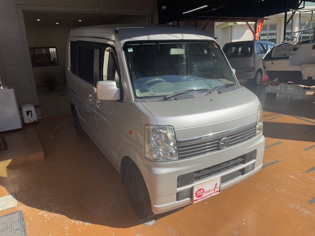 広島県 スズキエブリィOEM マツダ スクラムワゴン PX 平成19年 144,200km 車検R9年10月!HDDナビ・Bluetooth・ETC・売切り!拍卖