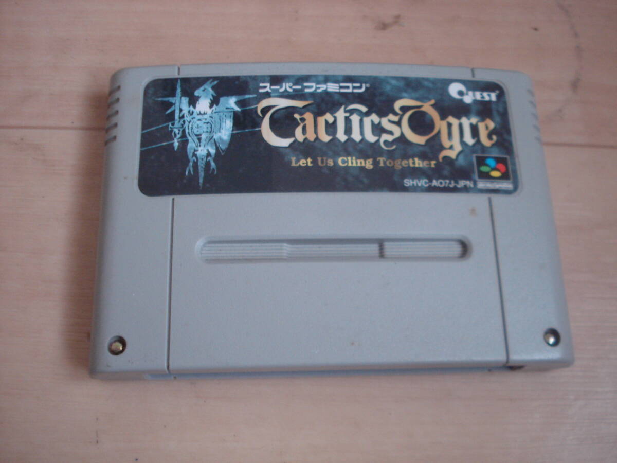 N★SFC タクティクスオウガ Let Us ClingTogether 箱説無 ★送料180円拍卖