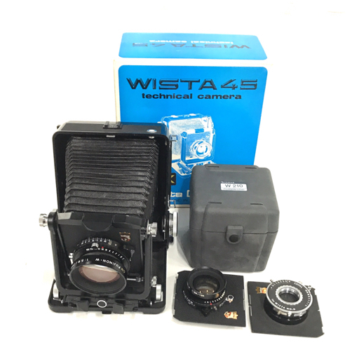 1円 WISTA 45 ウィスタ45 RF 大判フィルムカメラ ボディ 現状品 レンズ 外箱 付属拍卖