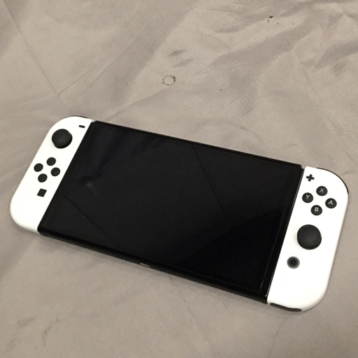 1円 任天堂 Switch 有機ELモデル ホワイト HEG-001 通電動作確認 初期化済み 付属品 箱付属 スイッチ Nintendo拍卖