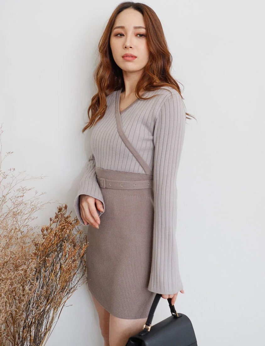 未使用新品☆リップサービス ニットワンピース 脚長美脚 韓国人気 完売 あざと可愛い 美人no1 地雷爆盛り ロリータ 姫拍卖