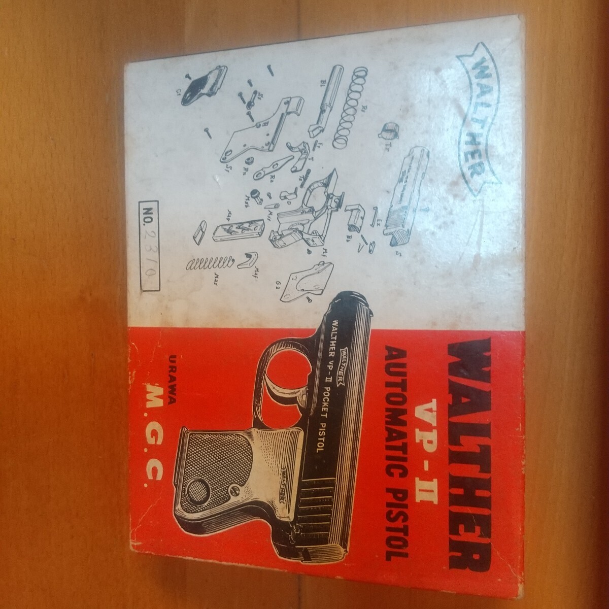 ワルサー WALTHER VP-Ⅱ オートマチック ピストル C オリジナル パッケージ ブラシ M.G.C. 浦和 URWA スライド タニオ アクション 中古品拍卖