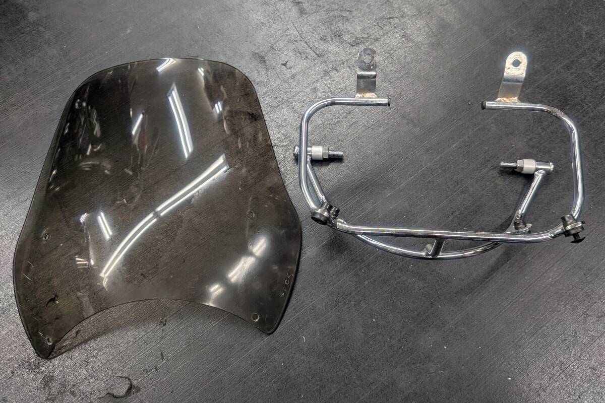 メーカー不明 SR400 SR500 フロントスクリーン 中古 ジャンク拍卖