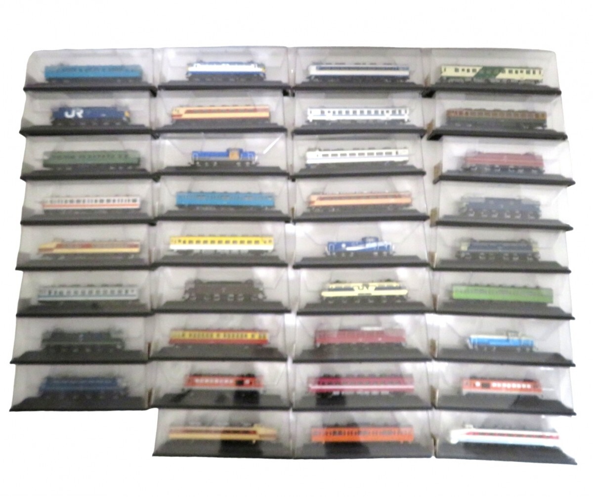 まとめ 35点 アシェット 国産鉄道コレクション Nゲージサイズ ディスプレイモデル VOL.101-135 鉄道模型 ケース付き 1110-001拍卖