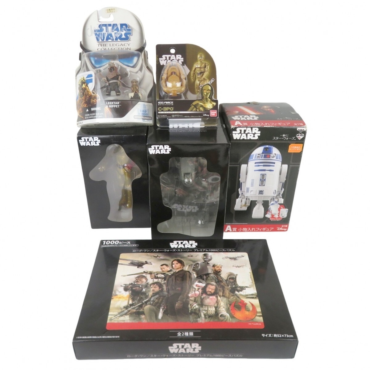 未開封あり まとめ STAR WARS スターウォーズ フィギュア ローグ・ワン フォースの覚醒 小物入れフィギュア パズル エッグフォース1109-068拍卖