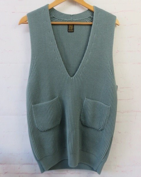 BATONER バトナー ベスト ニットベスト BN-22FL-033 ブルー系 1 991887922拍卖