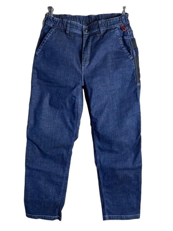 NANGA×H.A.K.U ナンガ×ハク HANDSFREE CARPENTER DENIMパンツ カーゴパンツ デニムジーンズ インディゴ L 44850046拍卖